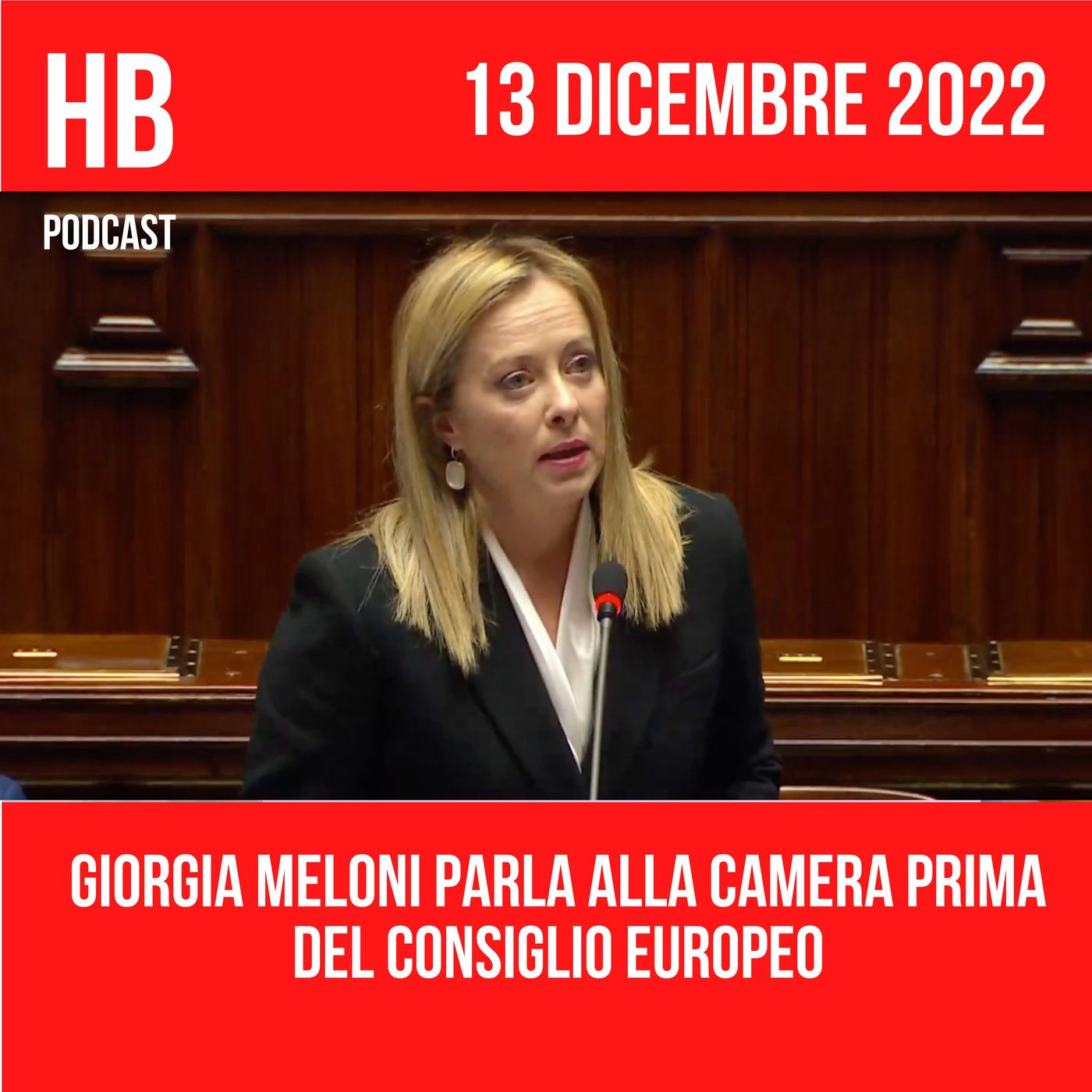 Giorgia Meloni parla alla Camera prima del Consiglio europeo