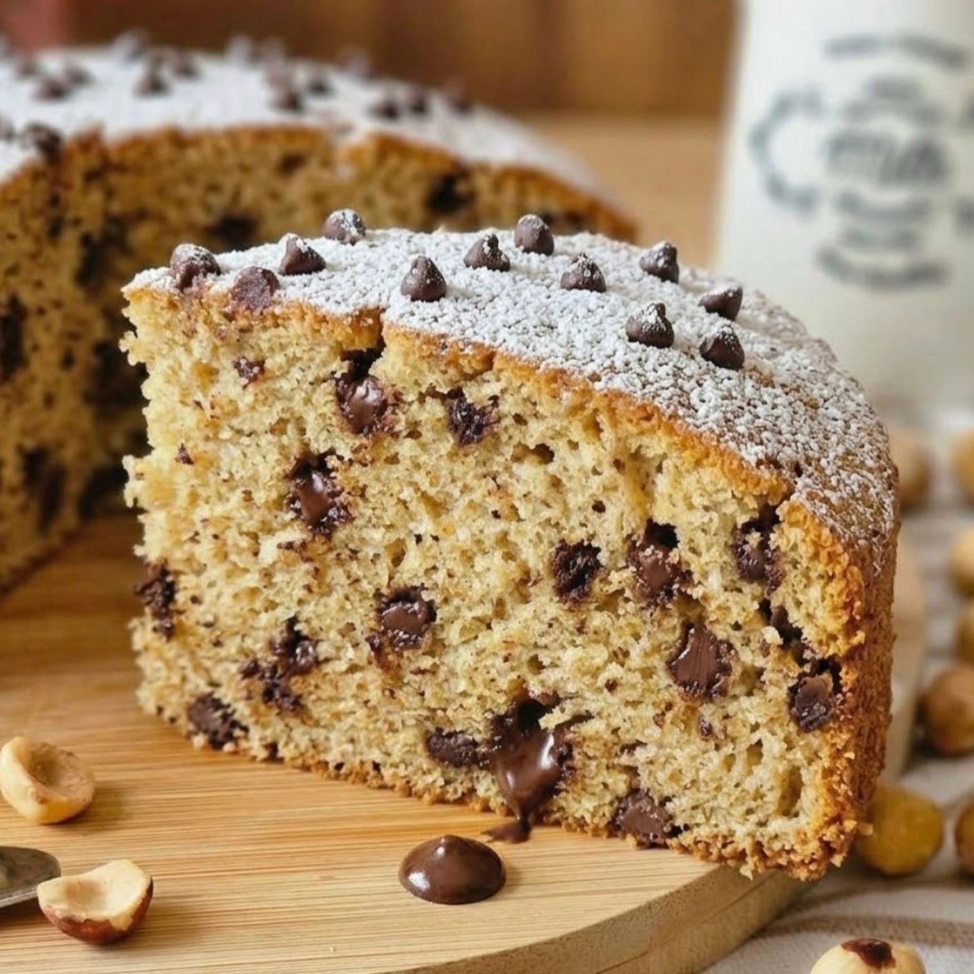 Torta nocciole e gocce di cioccolato: dolce ricetta golosa e soffice episode artwork