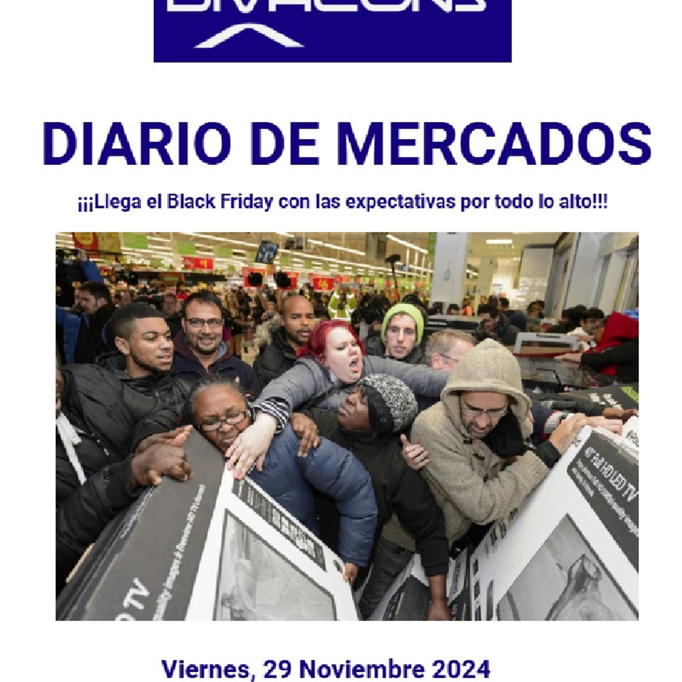 PODCAST en abierto DIARIO DE MERCADOS Viernes 29 Nov 2024 episode artwork