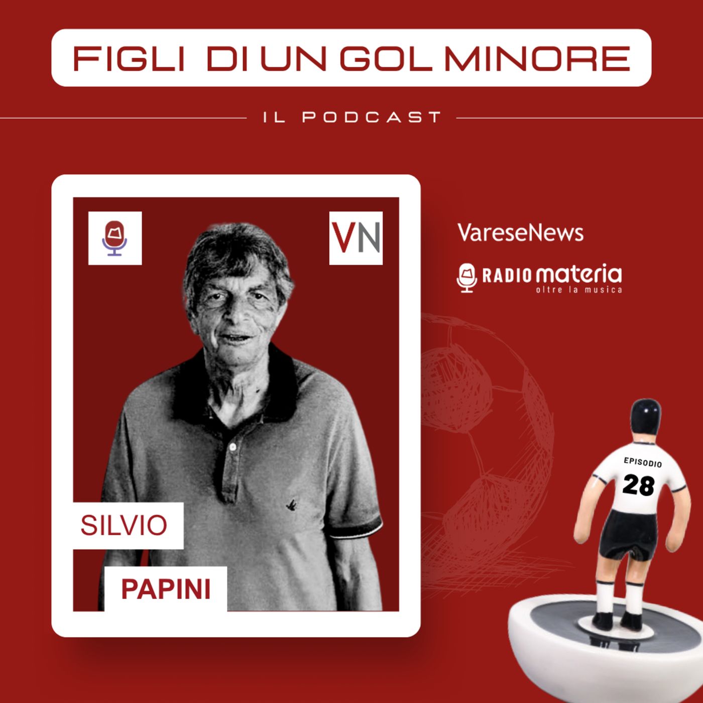 Ep. 28 Silvio Papini: Leggiuno, Gigi Riva e un grande cuore biancorosso episode artwork