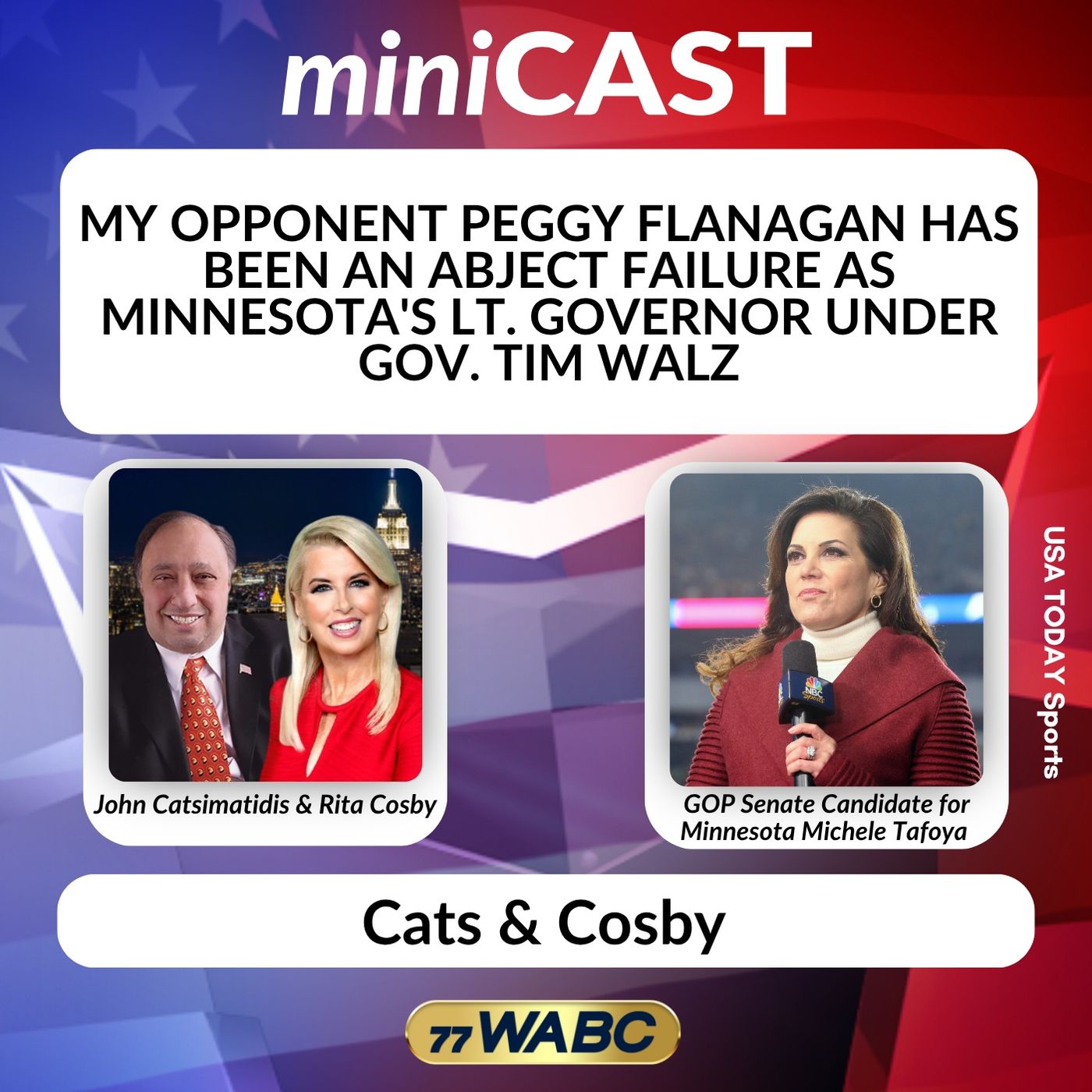 Michele Tafoya: My Opponent Peggy Flanagan has Been an Abject Failure as Minnesota's Lt. Governor Under Gov. Tim Walz episode artwork