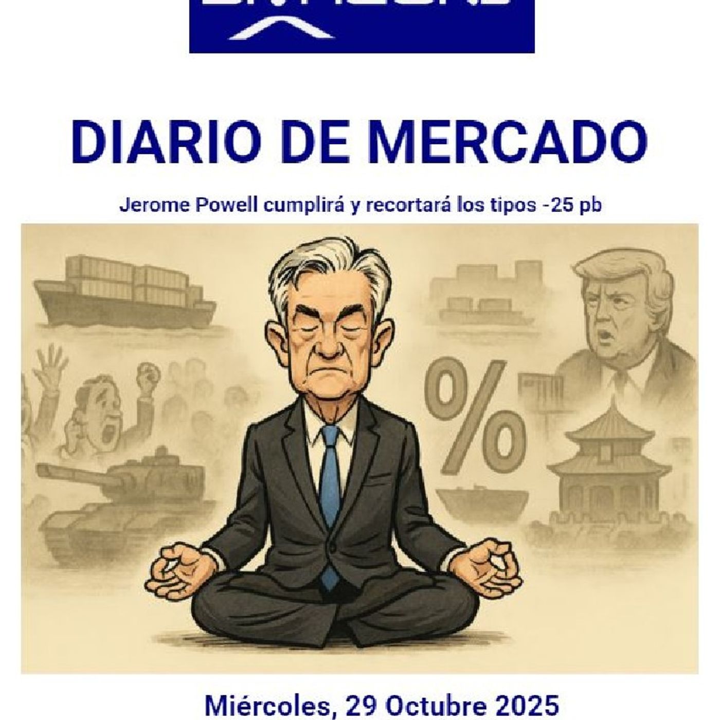 PODCAST en abierto DIARIO DE MERCADOS Miércoles 29 Octubre 2025 episode artwork