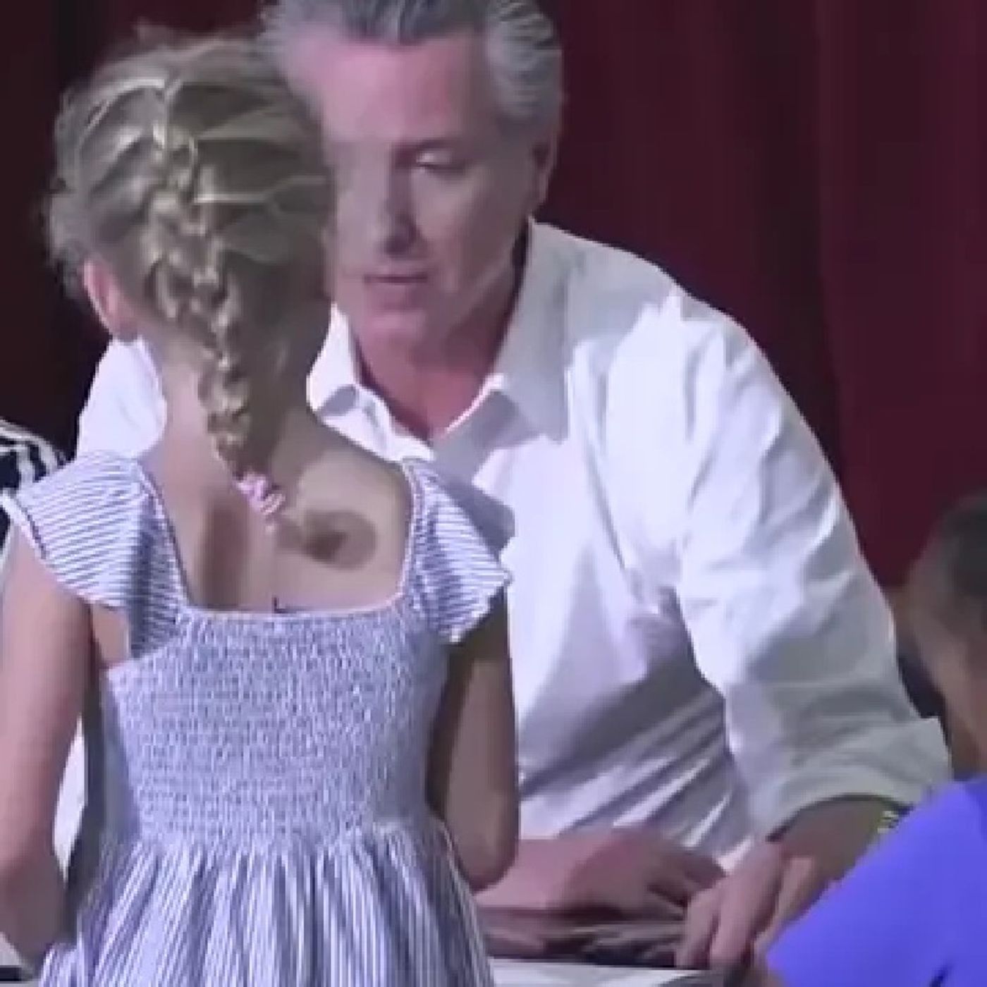 California Gov. Gavin Newsom (D) held a mock bill signing with kids Thursday, asking them to sign their initials before joining them in reci episode artwork