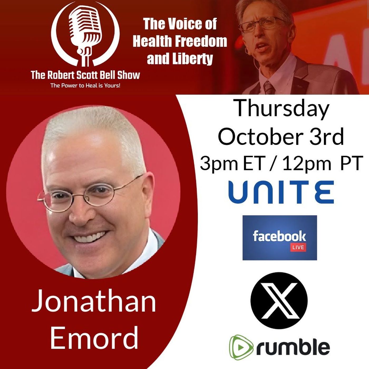 Jonathan Emord, Media Bias, Walz's Fail, John Kerry Free Speech, Radon Cancer - The RSB Show 10-3-24 episode artwork