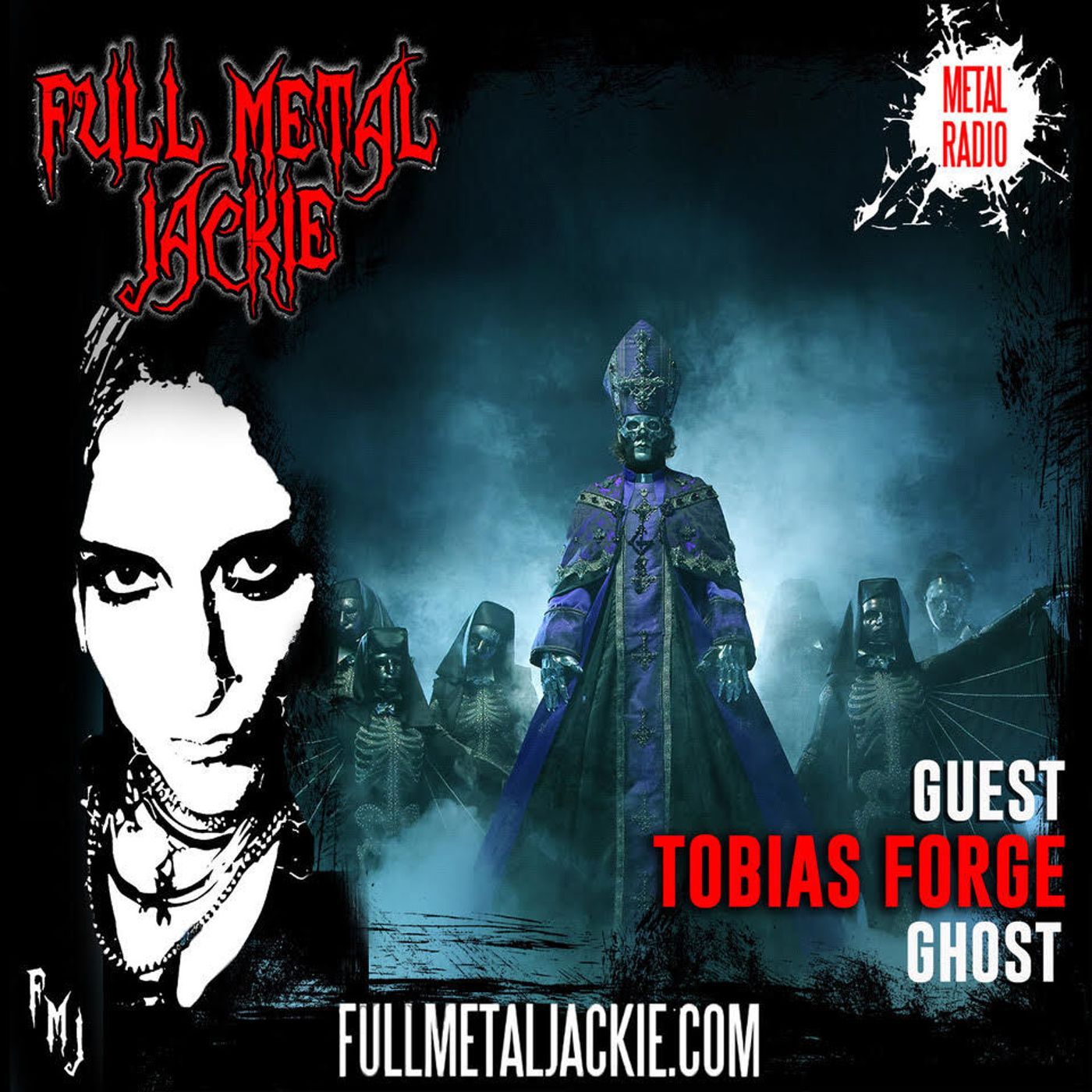 Tobias Forge of Ghost on the FMJ RADIO SHOW again! episode artwork