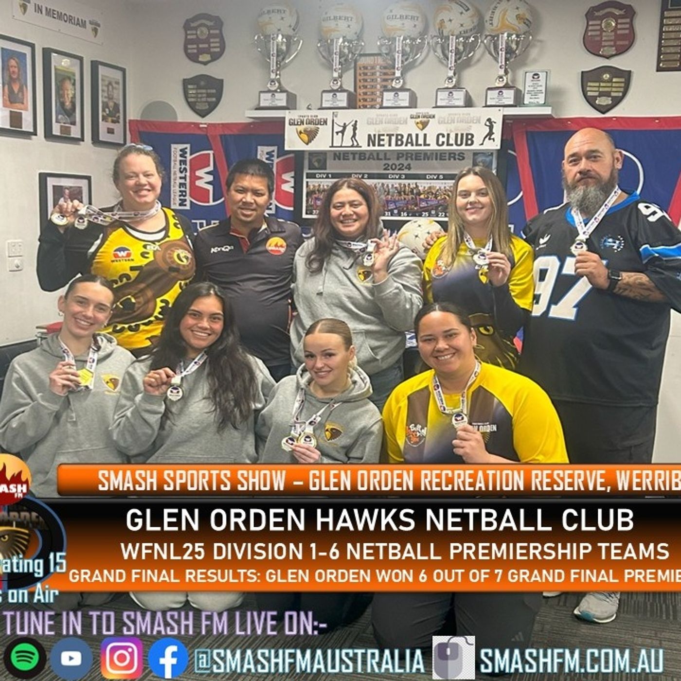SSS15THYR: Glen Orden Hawks FNC WFNL25 Division 1-6 Netball Premiership Interviews 220925