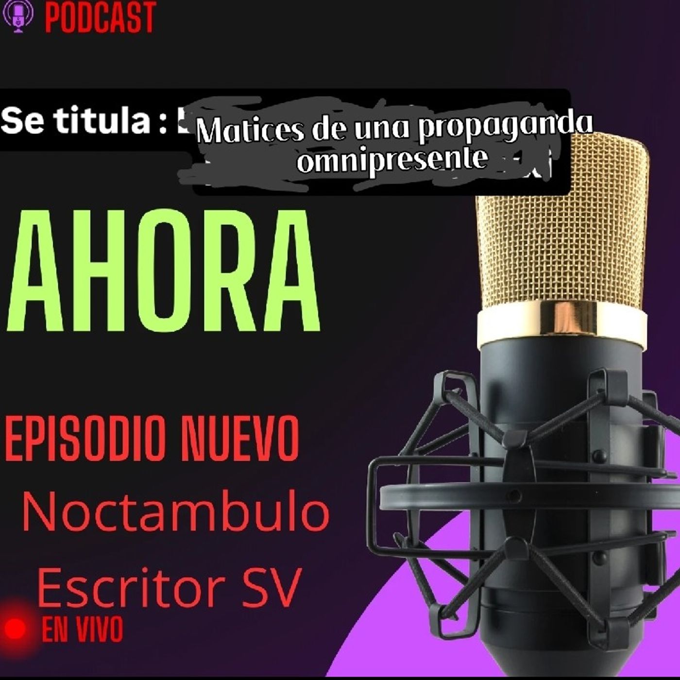 Portada de Noctambulo Escritor SV