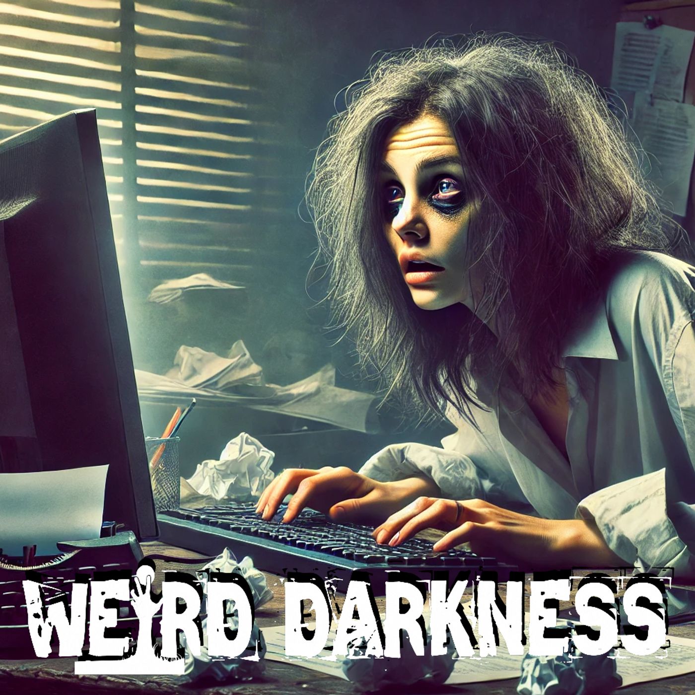 cover of episode “DON’T TRY TO STAY AWAKE!” and More Terrifying True Stories! #WeirdDarkness