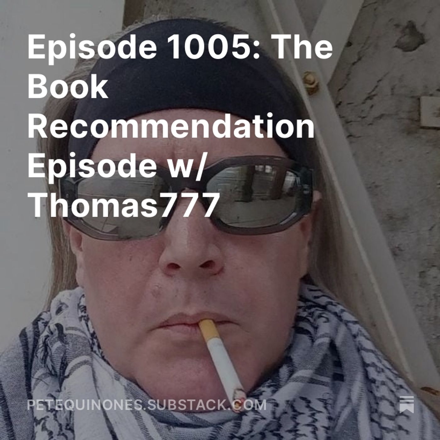 Episode 1005: The Book Recommendation Episode w/ Thomas777