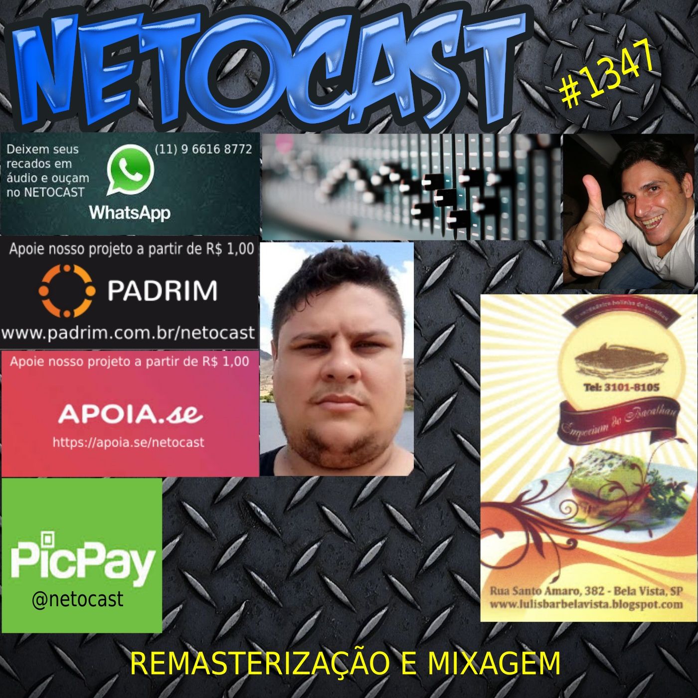 NETOCAST 1347 DE 09/09/2020 - REMASTERIZAÇÃO E MIXAGEM MUSICAL