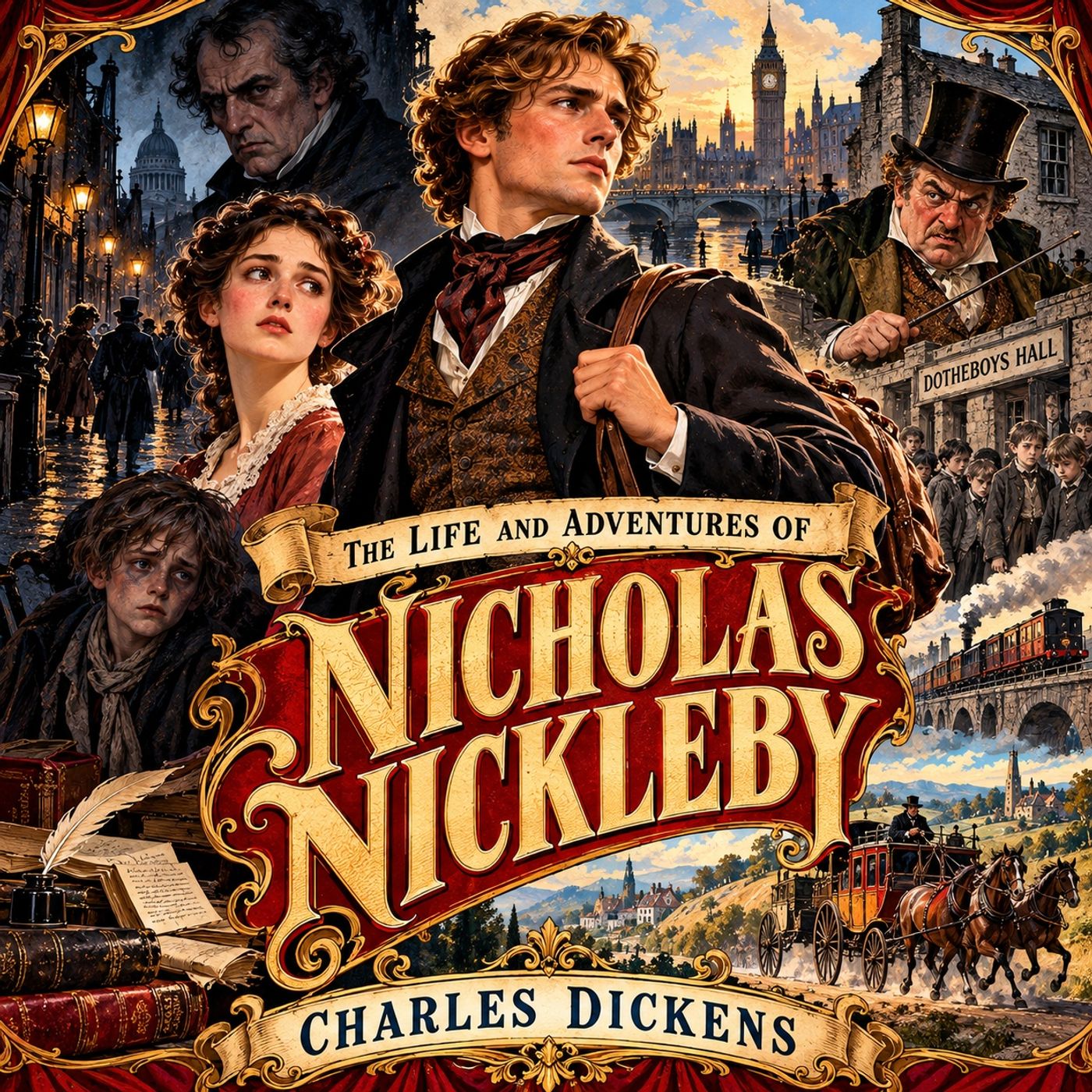 The Life and Adventures of Nicholas Nickleby by Charles Dickens | Classic Victorian Adventure & Social Drama Part 1 episode artwork