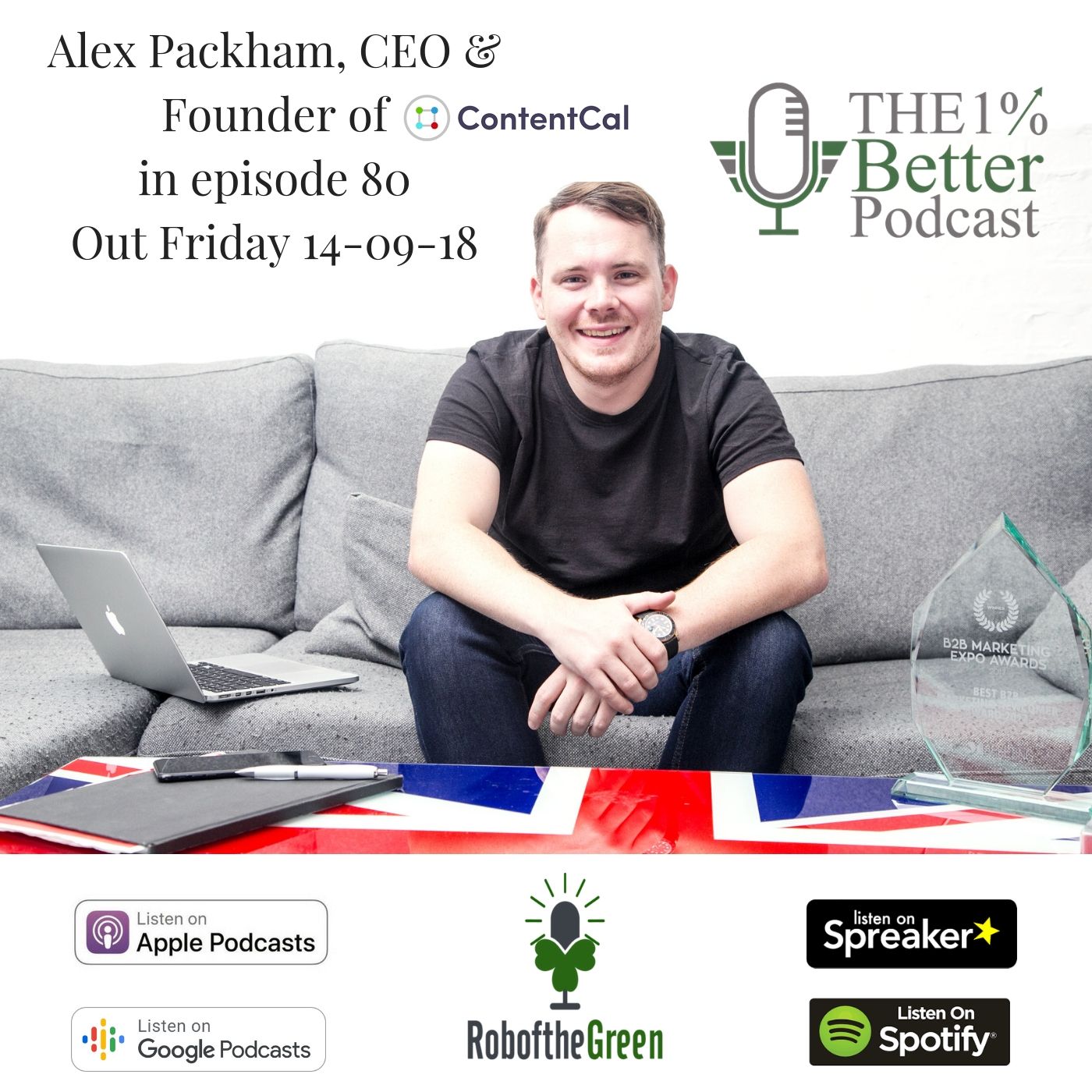 Alex Packham, CEO & Founder of ContentCal on Strategy, Early Starts, Intuition, & Learning from Mistakes – EP080 episode artwork