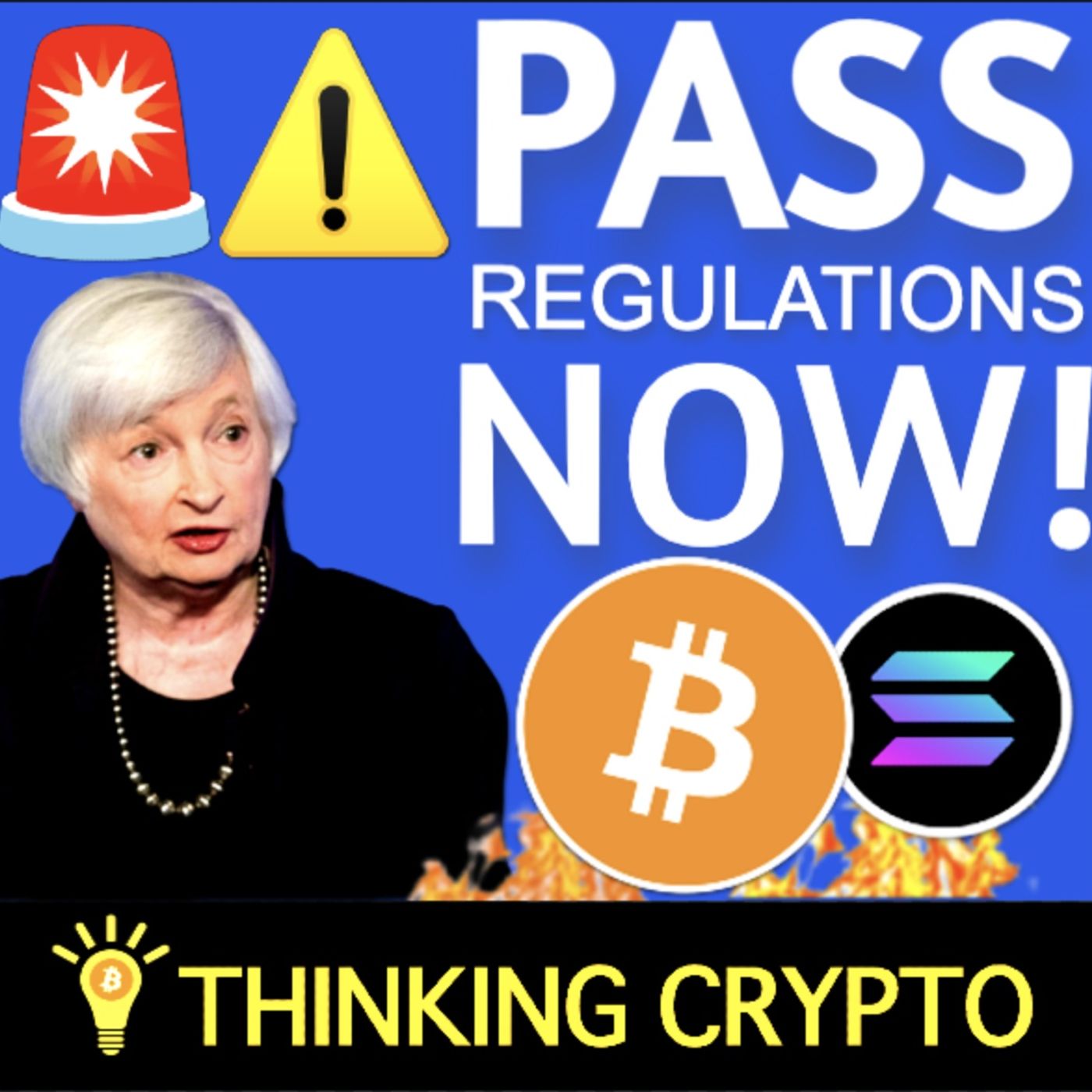 🚨JANET YELLEN TELLS CONGRESS TO PASS CRYPTO REGULATIONS! SOLANA BREAKS AGAIN & ROBINHOOD METAMASK