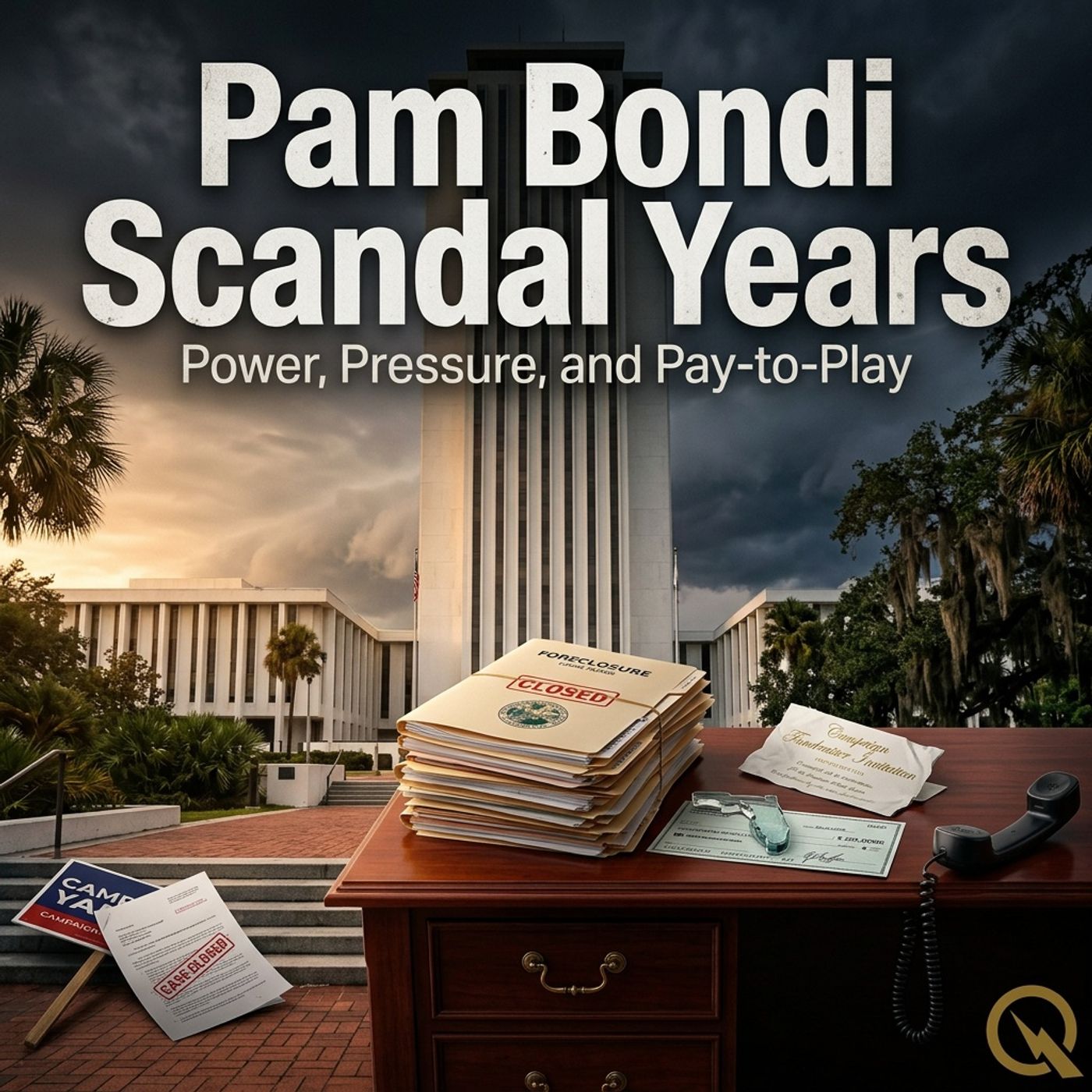 Pam Bondi Scandal Years cover