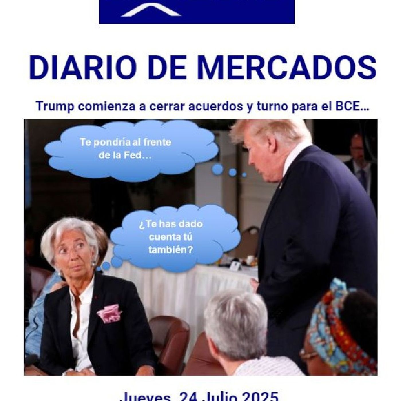 PODCAST en abierto DIARIO DE MERCADOS Jueves 24 Julio 2025 episode artwork