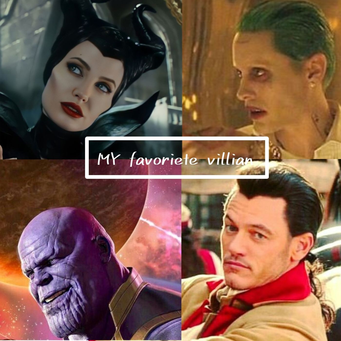 My favorite villain podcast artwork