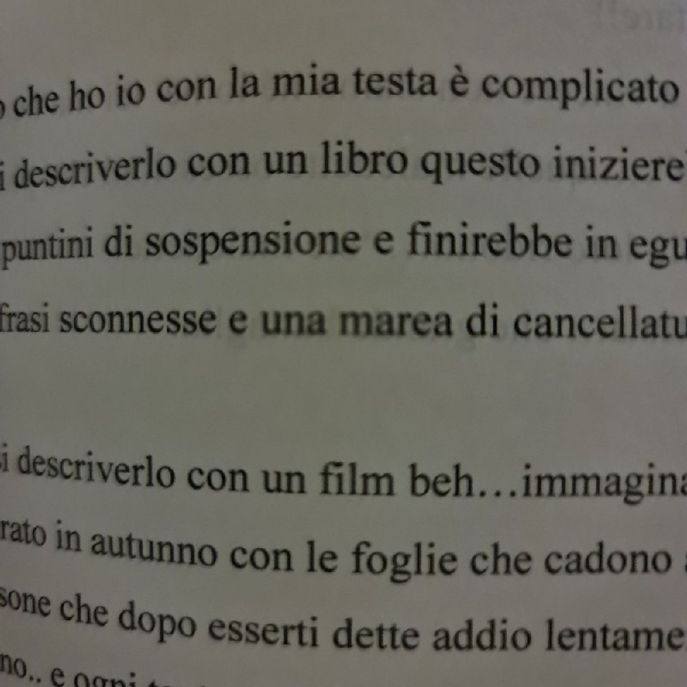 Cronache di un\'assenza