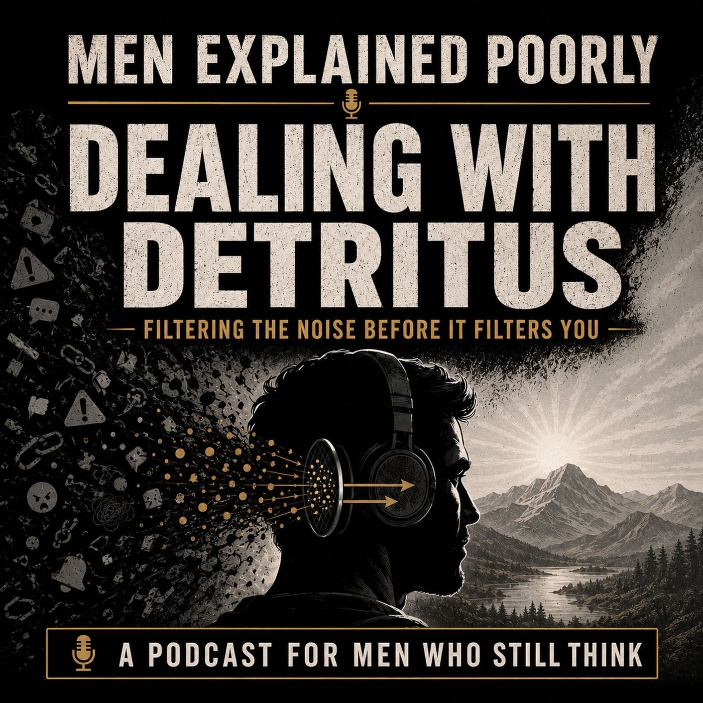 Men Explained Poorly: Dealing with Detritus: Filtering the Noise Before It Filters You episode artwork