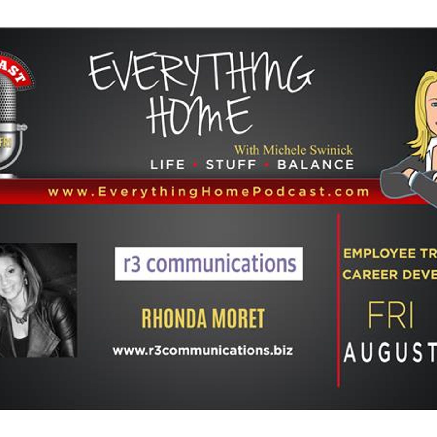 AUG 31: NEGOTIATION TRAINING & DEVELOPMENT - Rhonda Moret - r3communications episode artwork