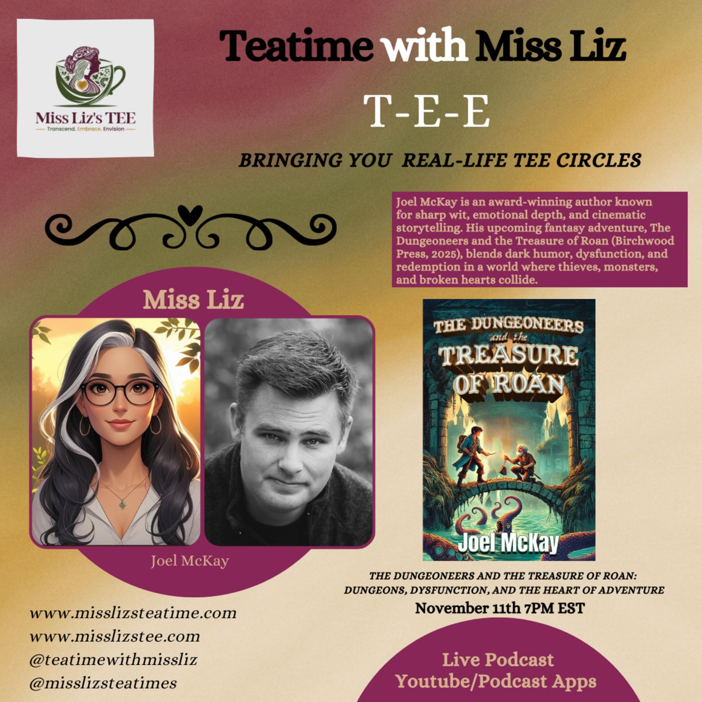 Miss Liz Serves Returning Guest Joel McKay Fantasy and Horror episode artwork