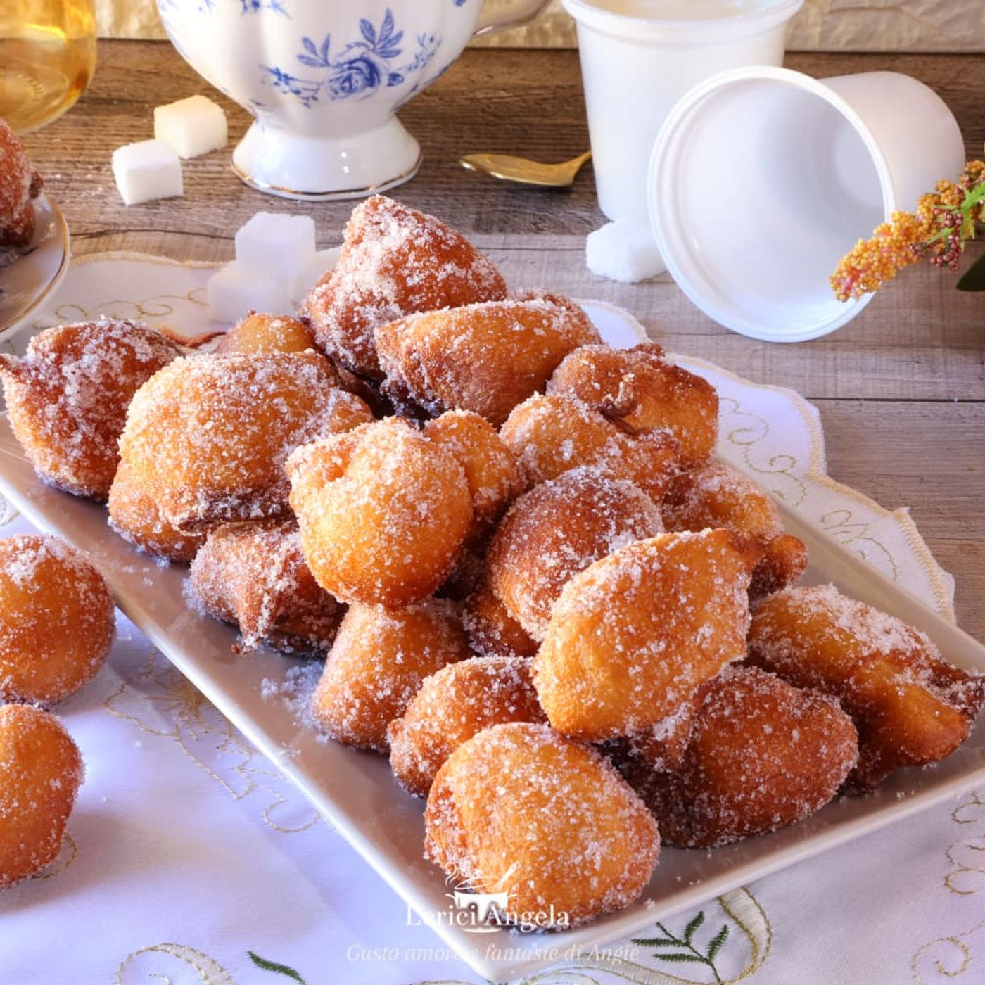 Frittole nuvola allo yogurt