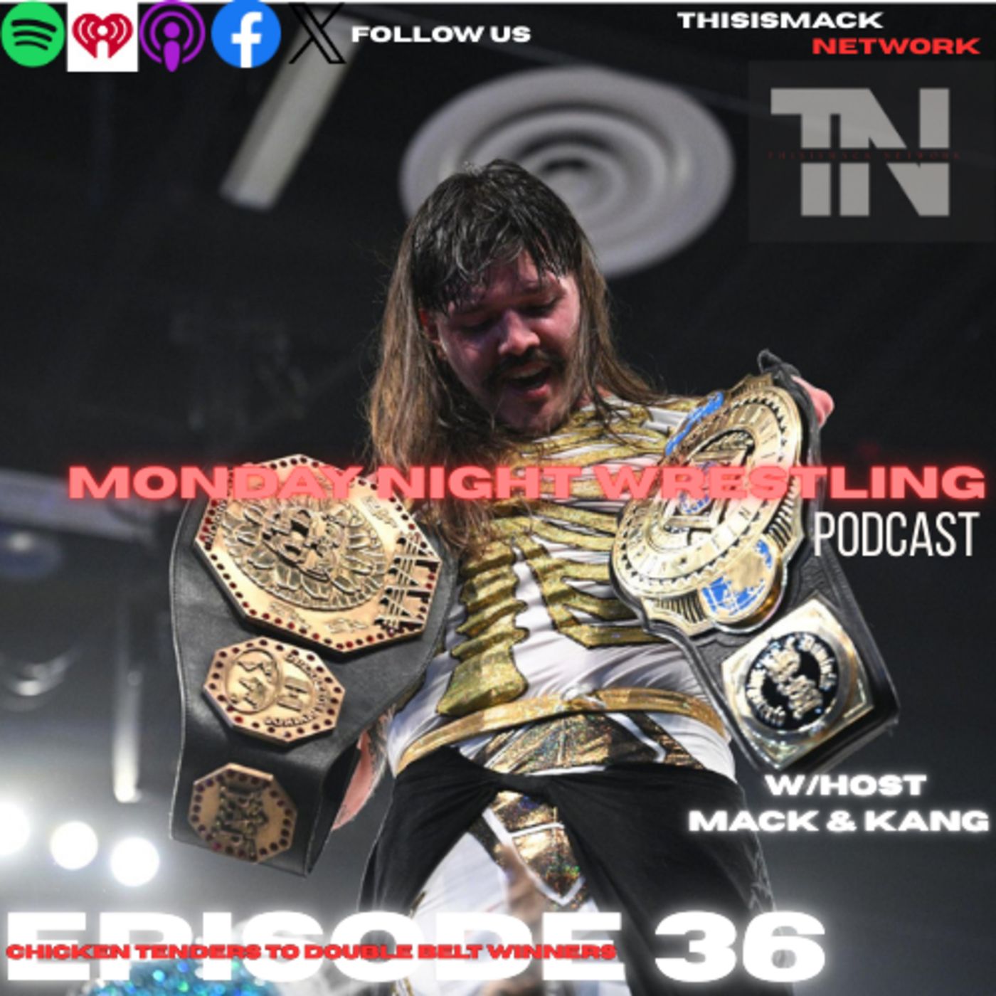 Monday Night Wrestling Podcast Ep036 | Chicken Tenders To Double belt Winners!