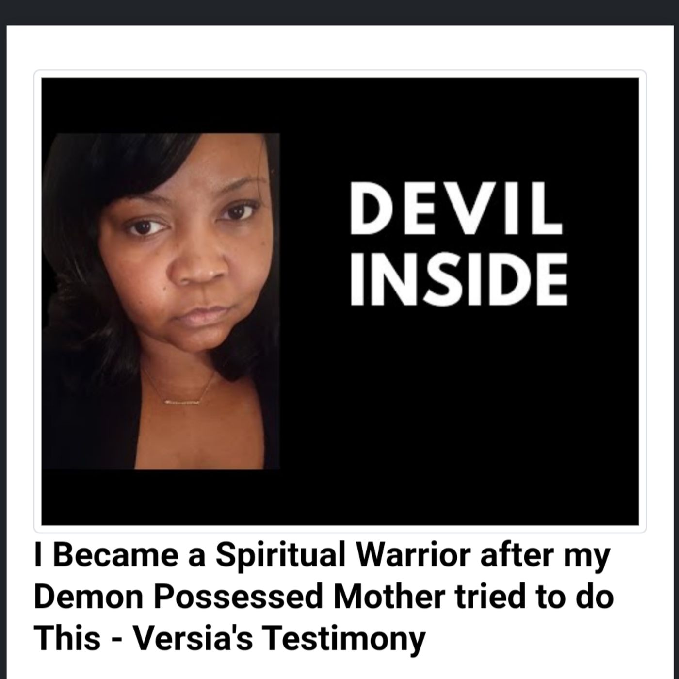 I Became a Spiritual Warrior after my Demon Possessed Mother tried to do This - Versia's Testimony episode artwork