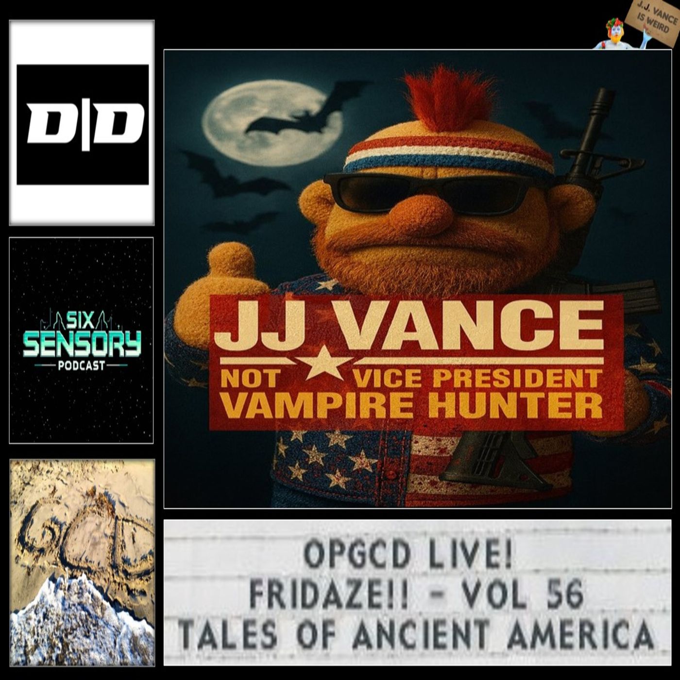 OpGCD Live! Fridaze!! – Vol 56 – Tales of Ancient America – w/ Tim & Landon