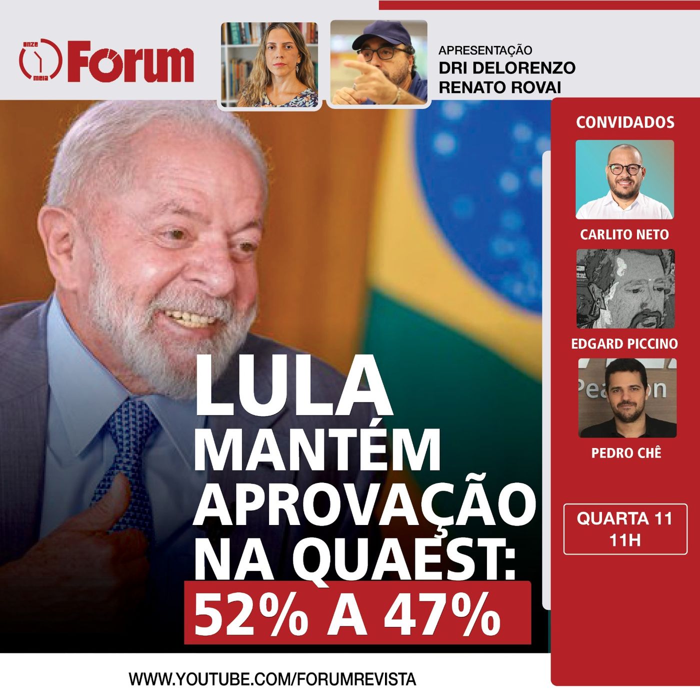 Quaest: 52% aprovam Lula | Bolsonaristas e o ódio | Lira e Congresso chantageiam| 11.12.24 episode artwork