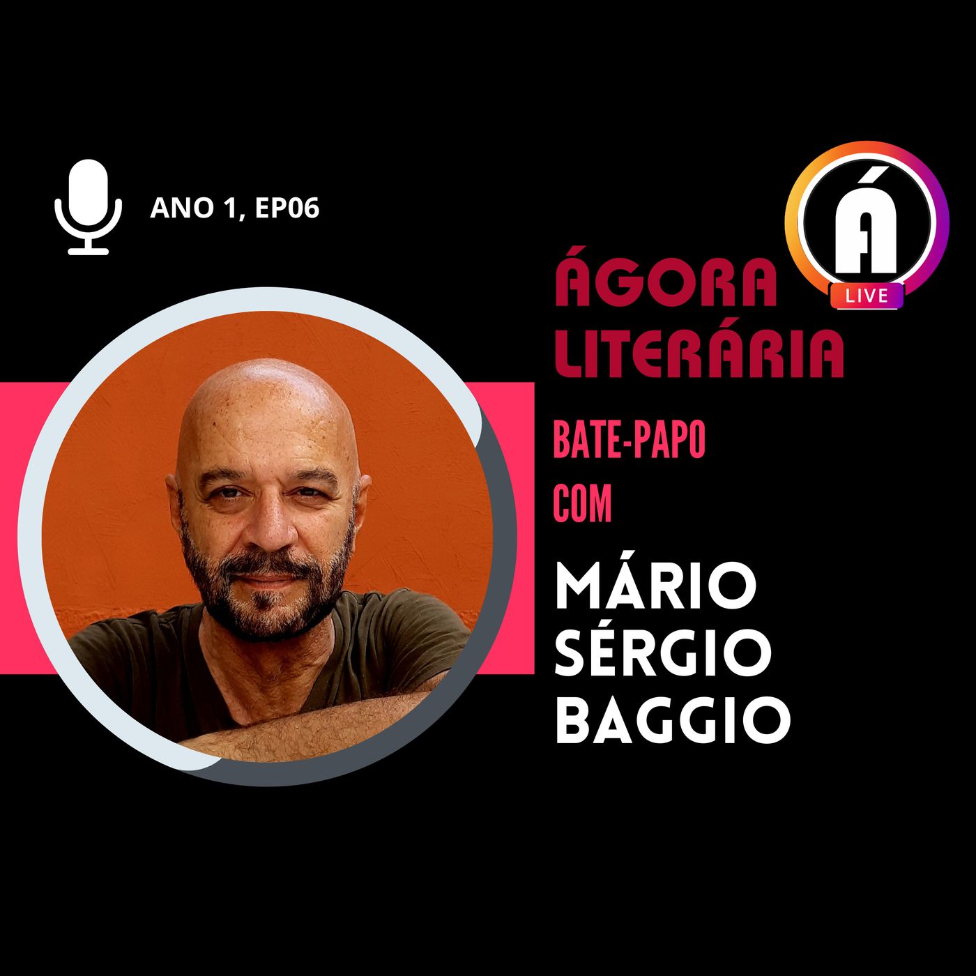 MÁRIO SÉRGIO BAGGIO | Bate-papo na Ágora Literária episode artwork
