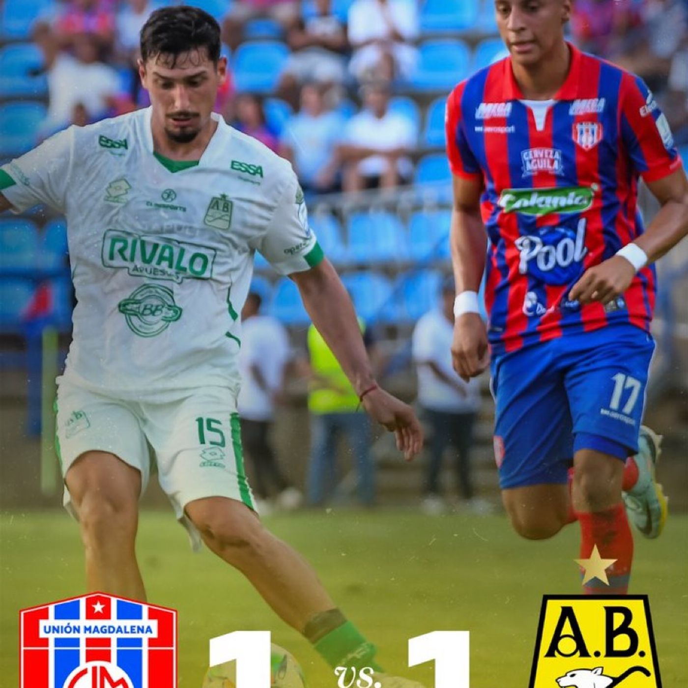 Corazón leopardo. Empate en Santa Marta, 1-1 con sabor a robo !