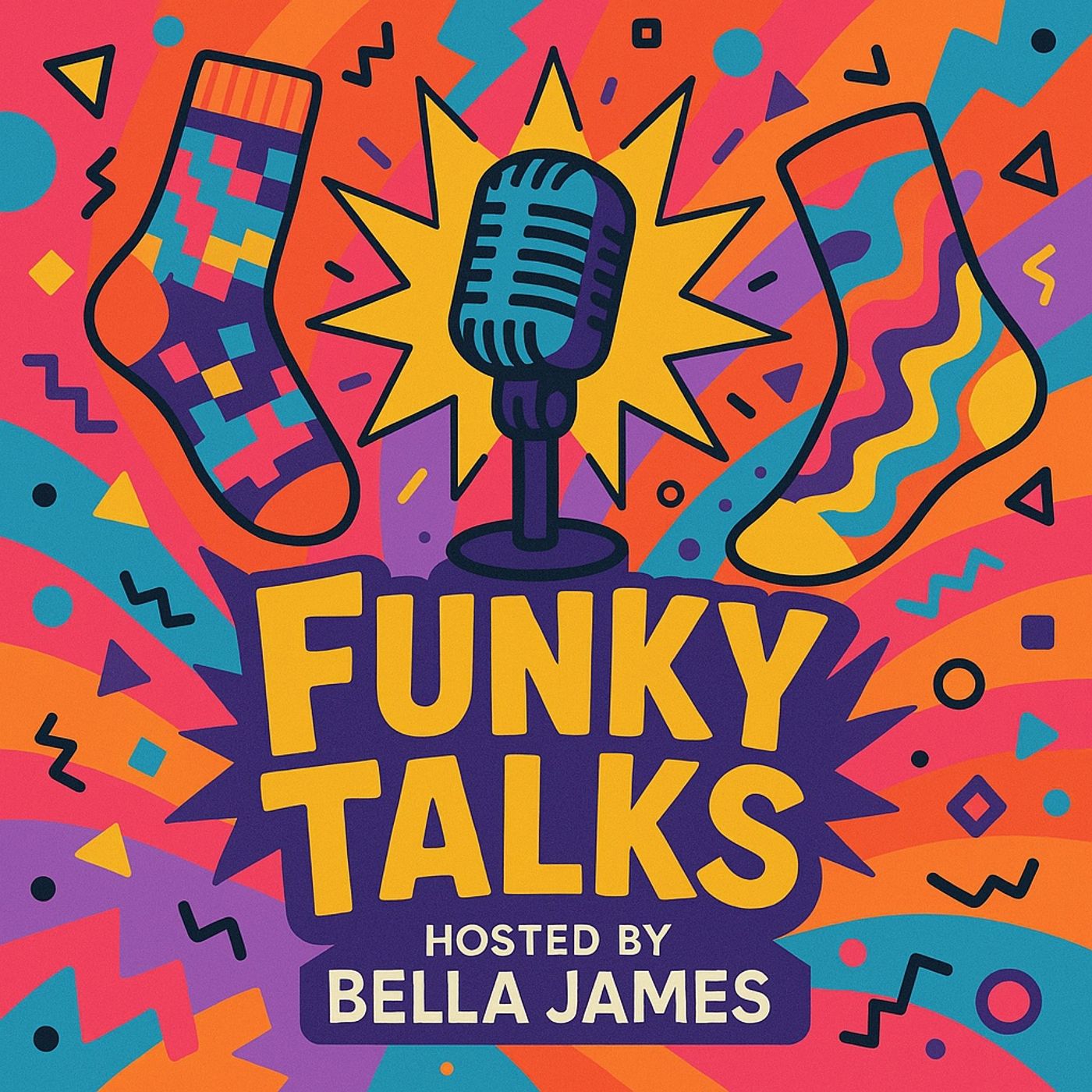 👣 Step Into Style: The Funky Colourful podcast artwork
