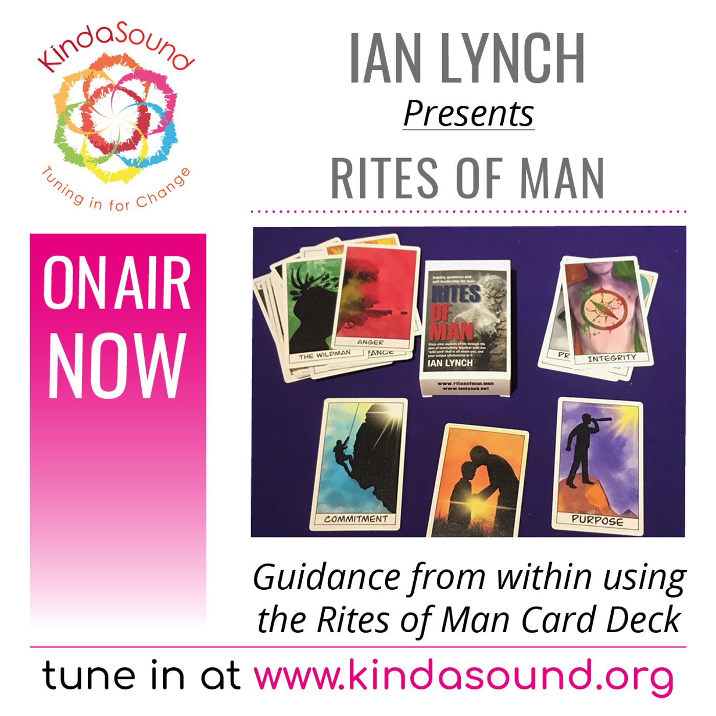 Guidance From Within using the Rites of Man Card Deck | The Rites of Man Show with Ian Lynch