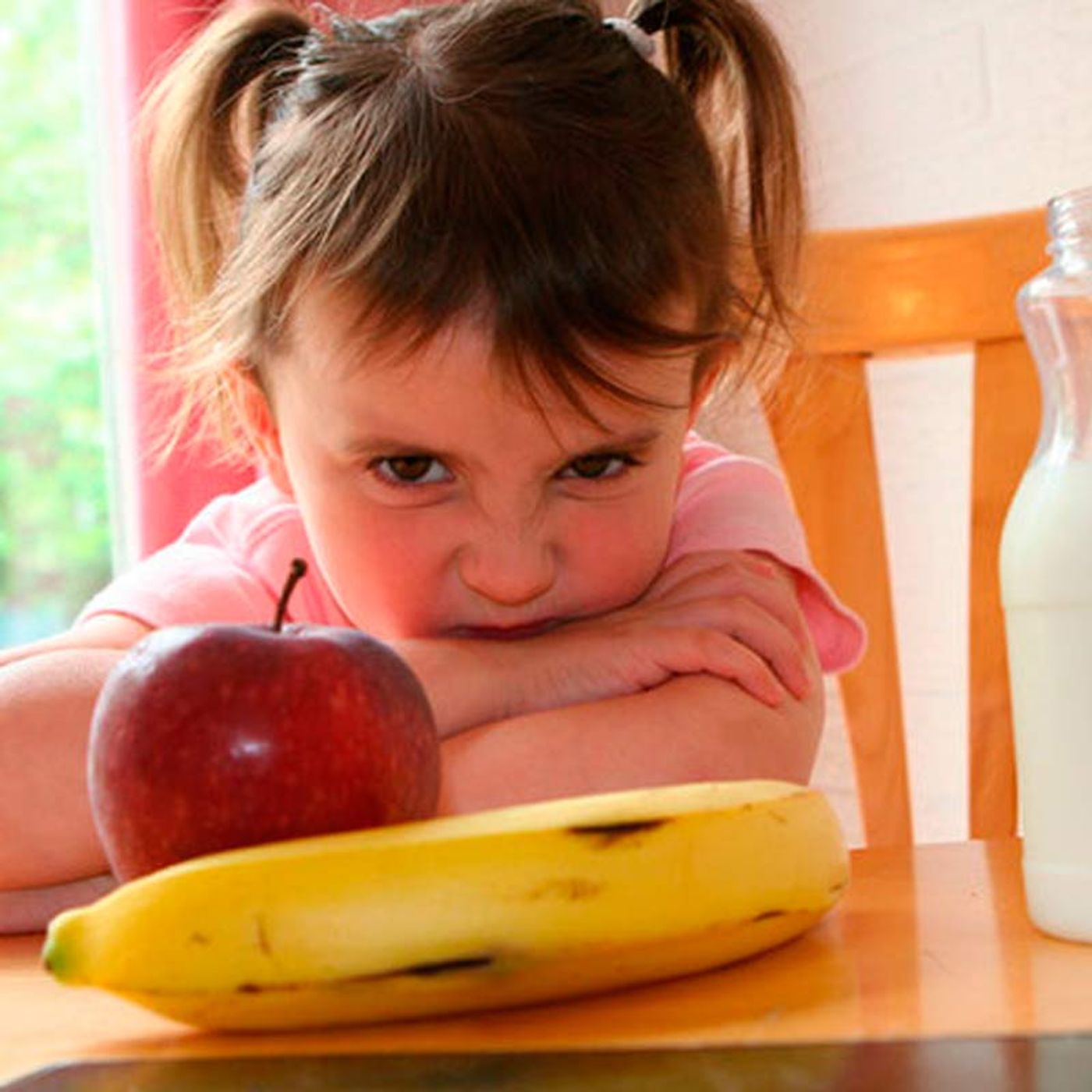 Niños pequeños que se rehúsan a comer