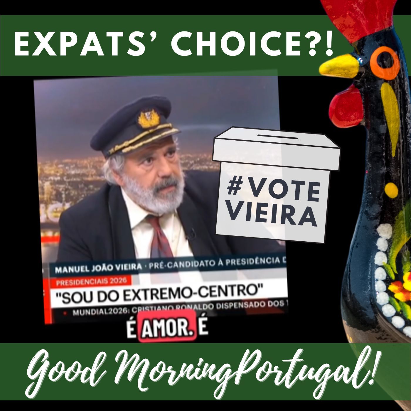 As We Recover From Storm Claudia, Portuguese Presidential Hopeful Suggests Wine On Tap!