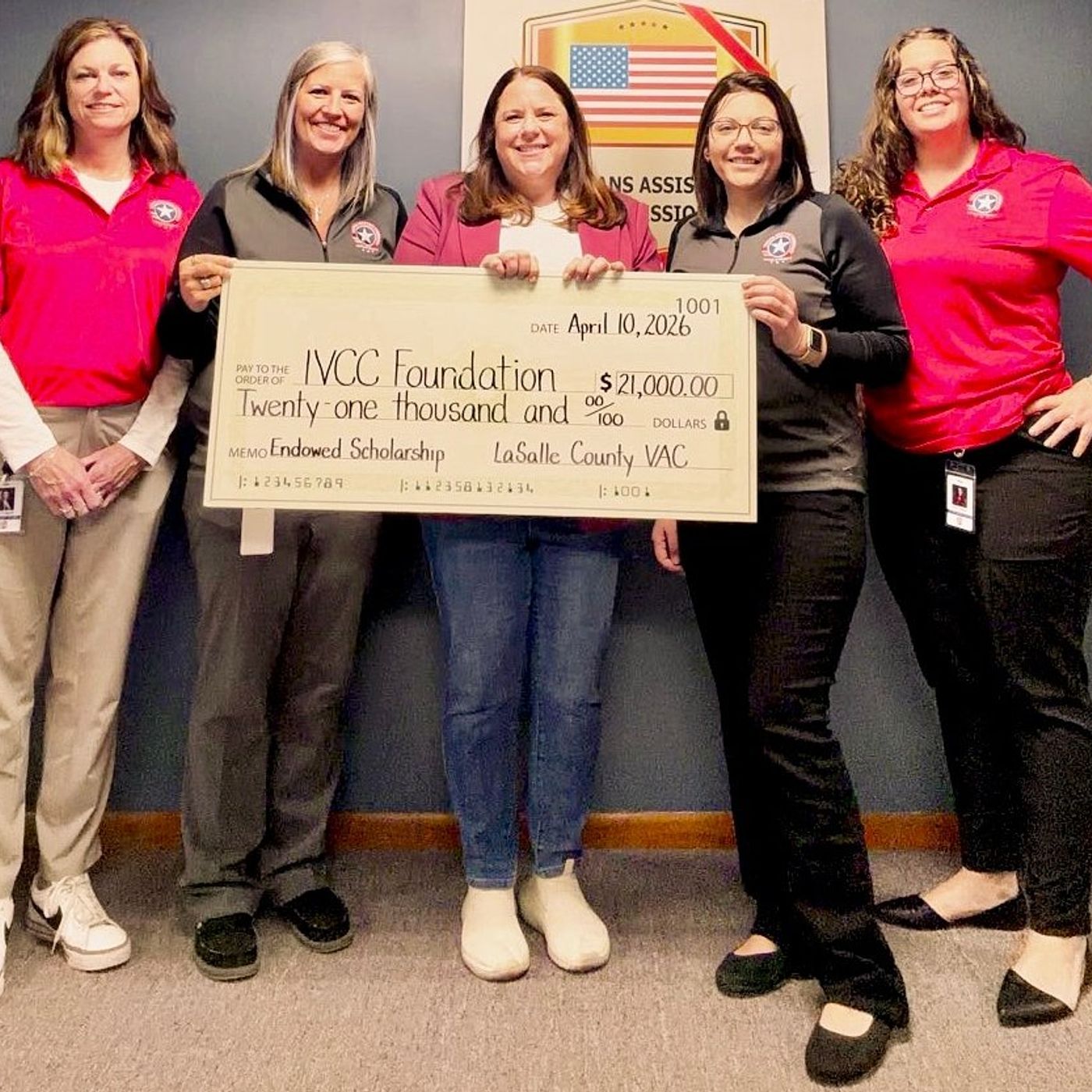 IVCC receives veterans scholarship endowment episode artwork