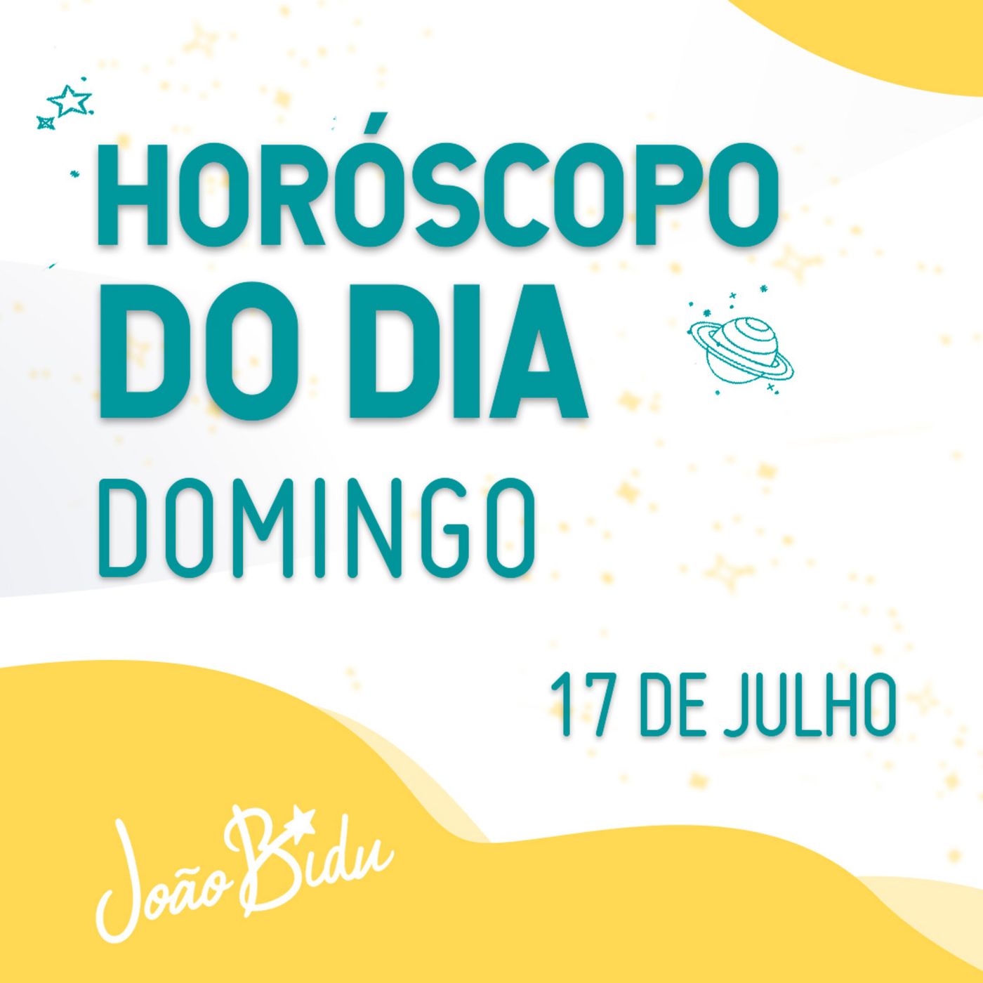 Horóscopo do Dia 17 de Julho com João Bidu episode artwork