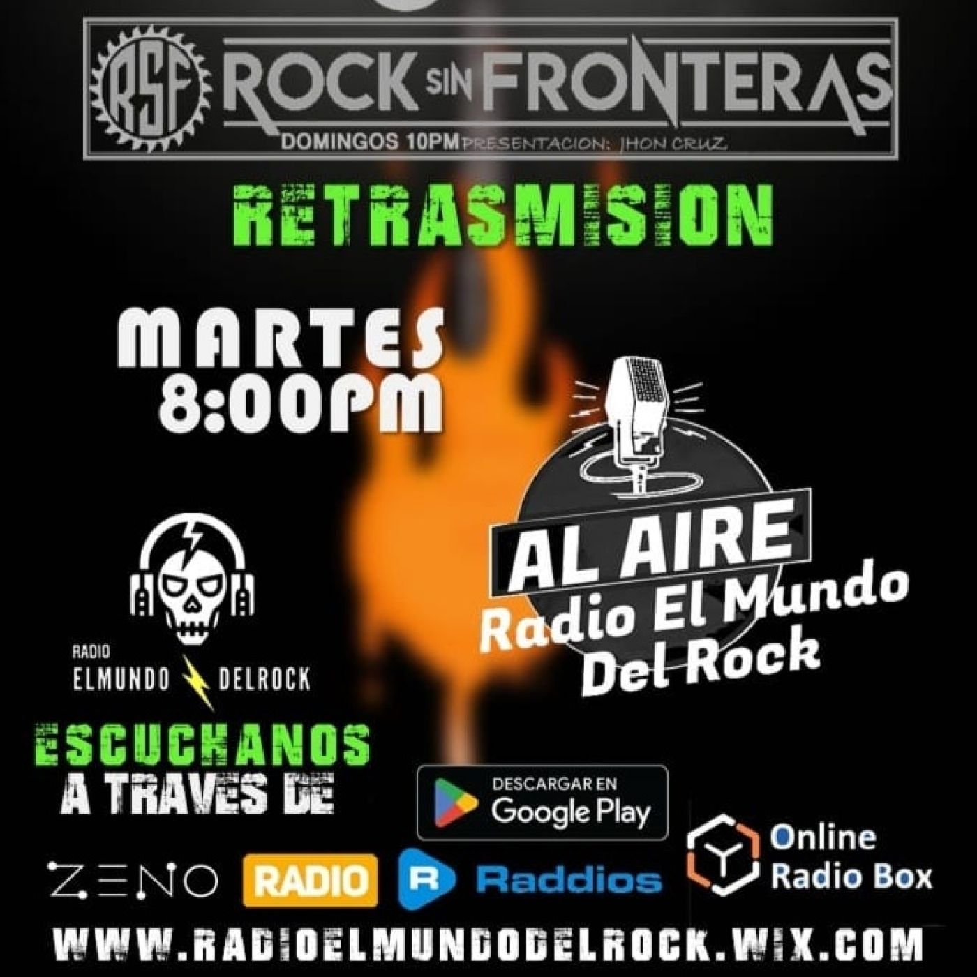Rock Sin Fronteras emision 21 Abril episode artwork