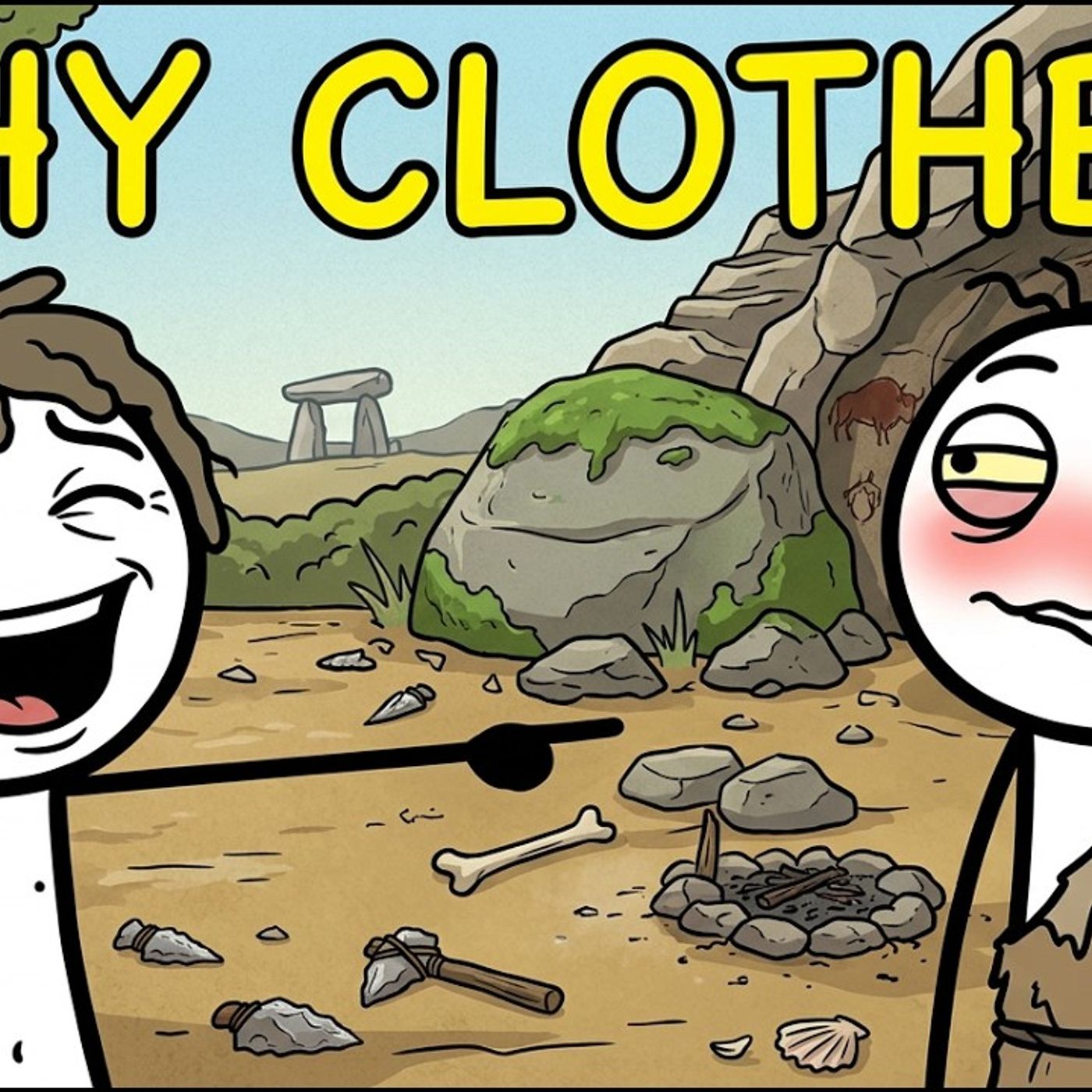 Why Did Ancient Humans Start Wearing Clothes_ episode artwork