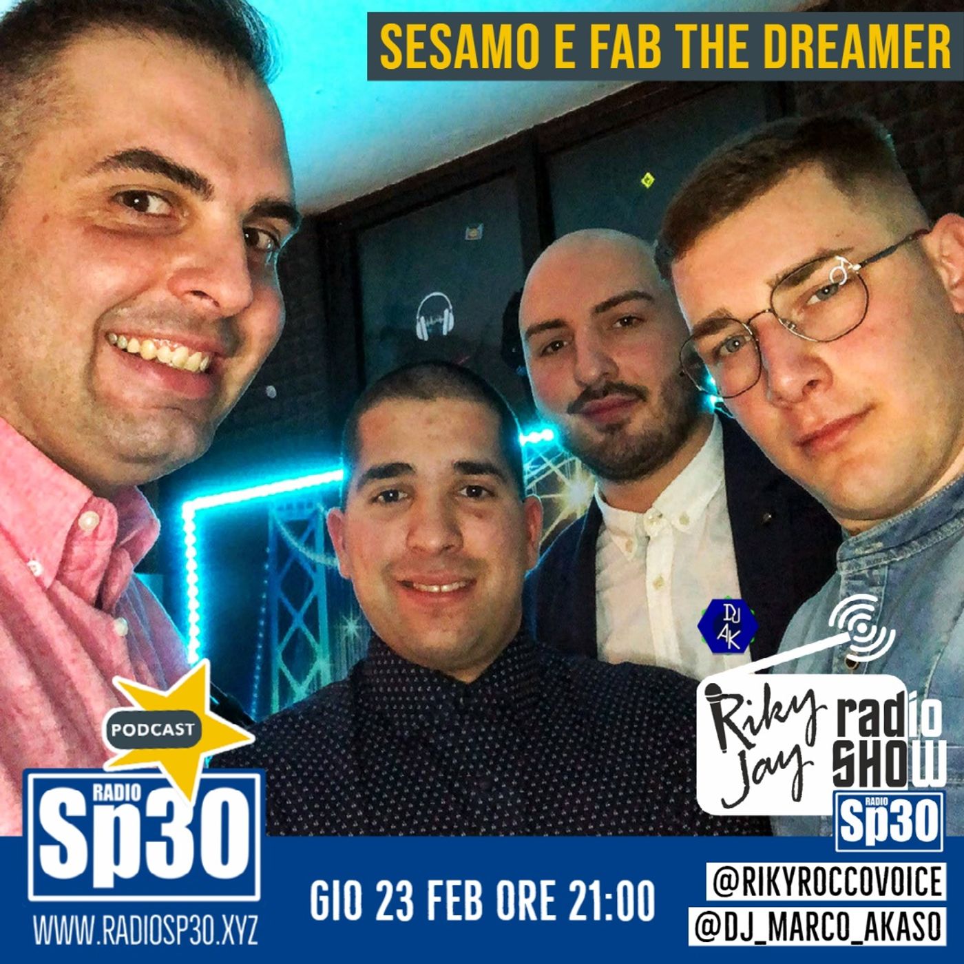 RikyJay Radio Show - ST.4 N.20 - Ospiti Fab the Dreamer e Sesamo episode artwork