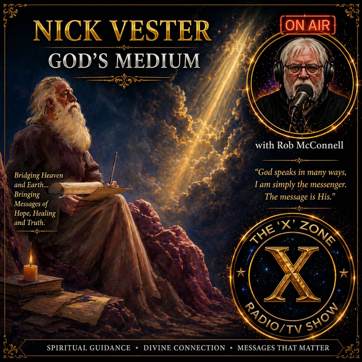 Rob McConnell Interviews - NICK VESTER - God’s Medium