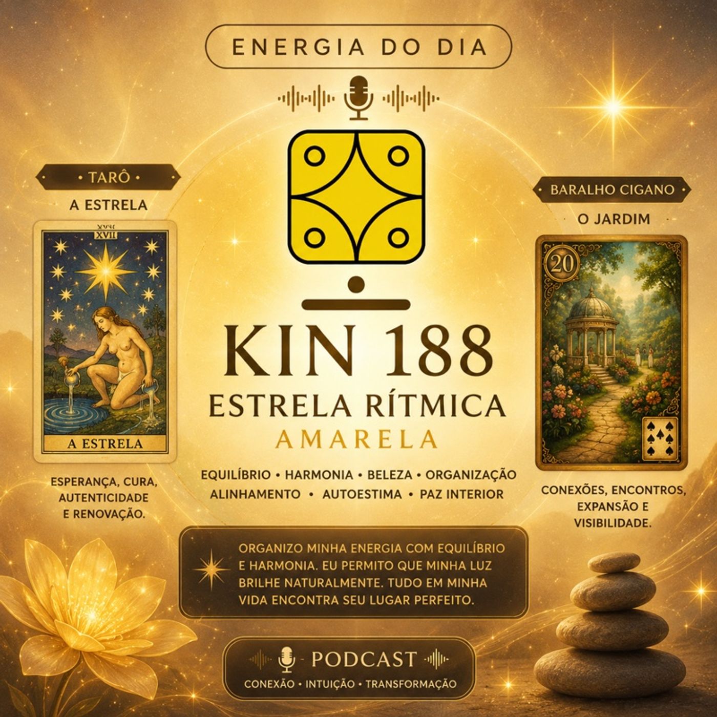 ENERGIA DO DIA — KIN 188  Estrela Rítmica Amarela episode artwork