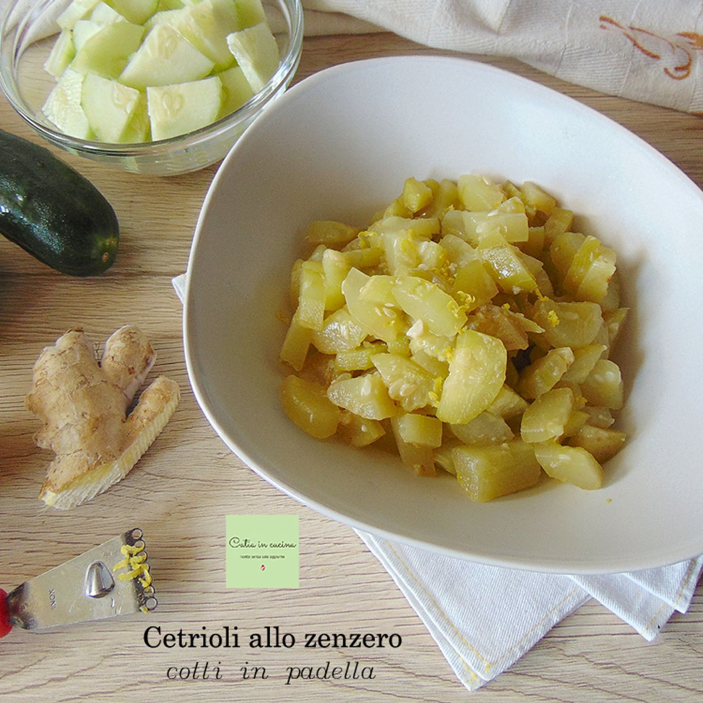 Cuocere i cetrioli si può! Cetrioli allo zenzero episode artwork