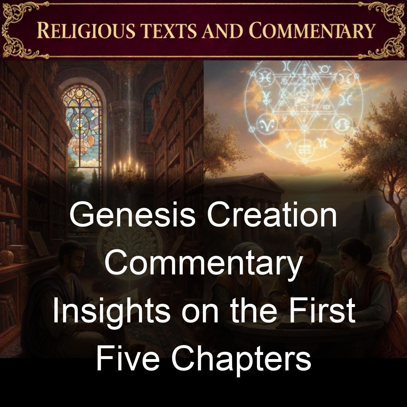 Genesis Creation Commentary Insights on the First Five Chapters cover art