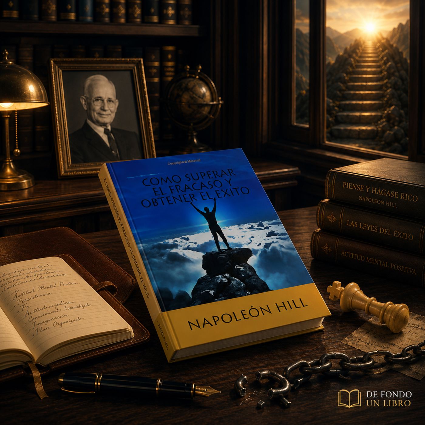 Portada de De fondo un libro