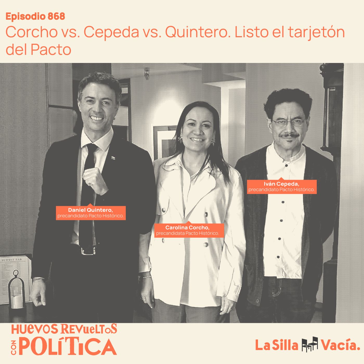 Corcho vs. Cepeda vs. Quintero. Listo el tarjetón del Pacto