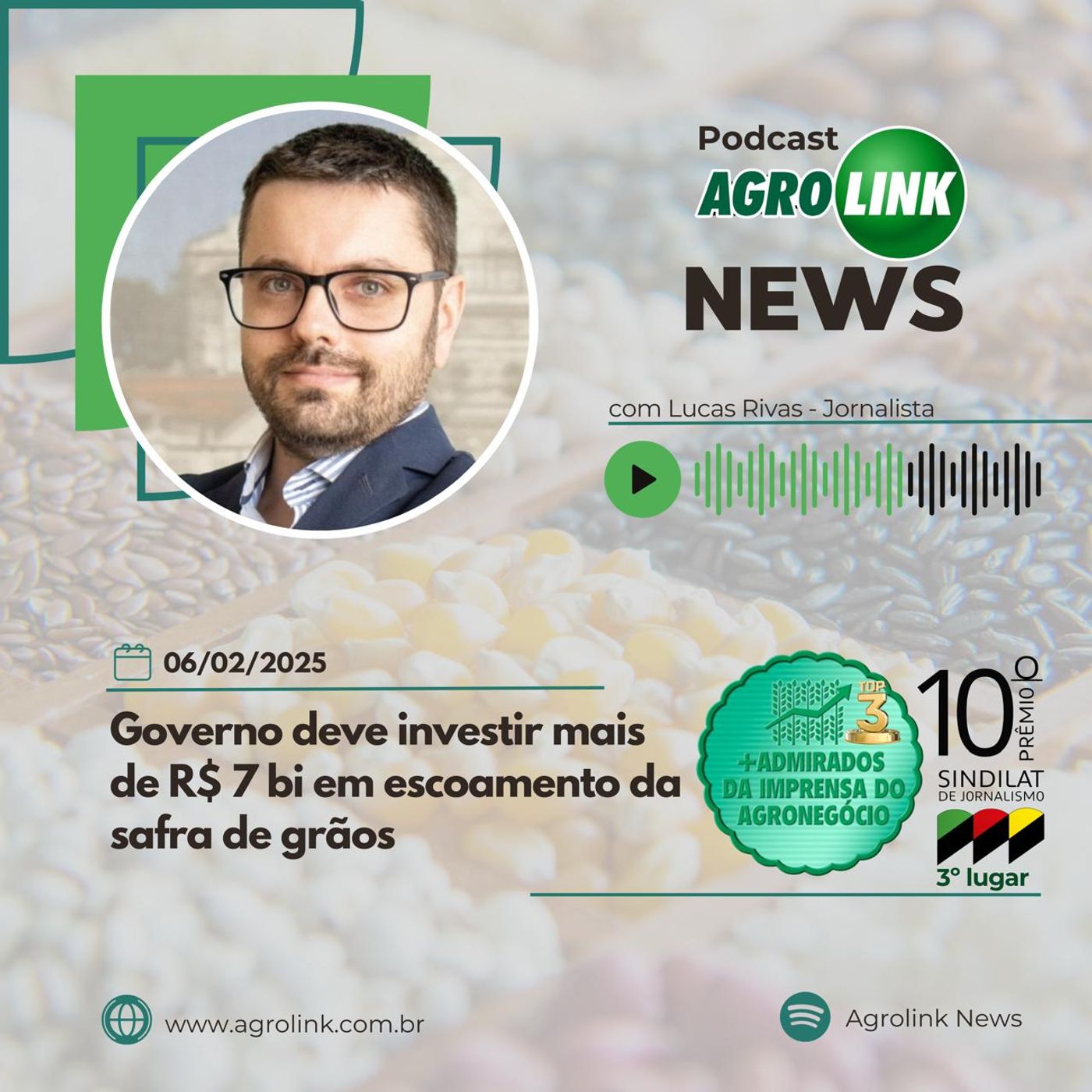 Exportações de soja devem chegar a 11 milhões de toneladas em fevereiro episode artwork