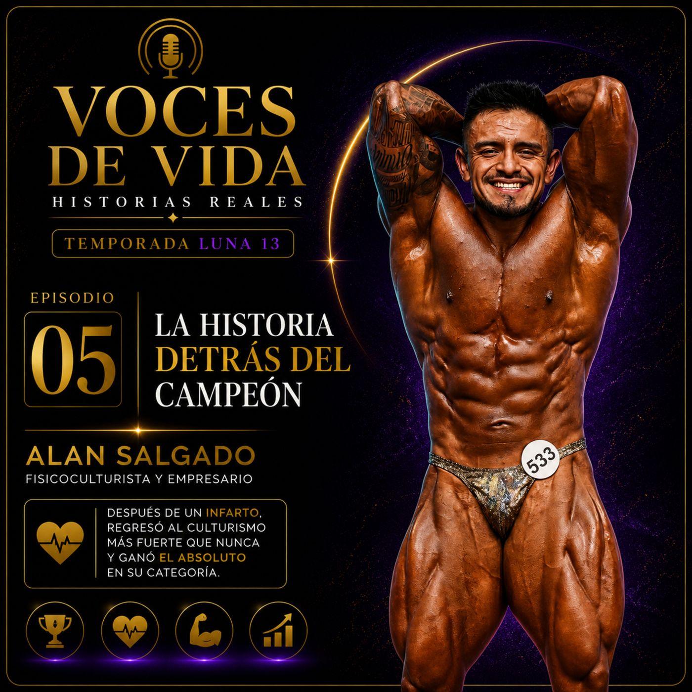 La historia detrás del campeón., Alan Salgado episode artwork
