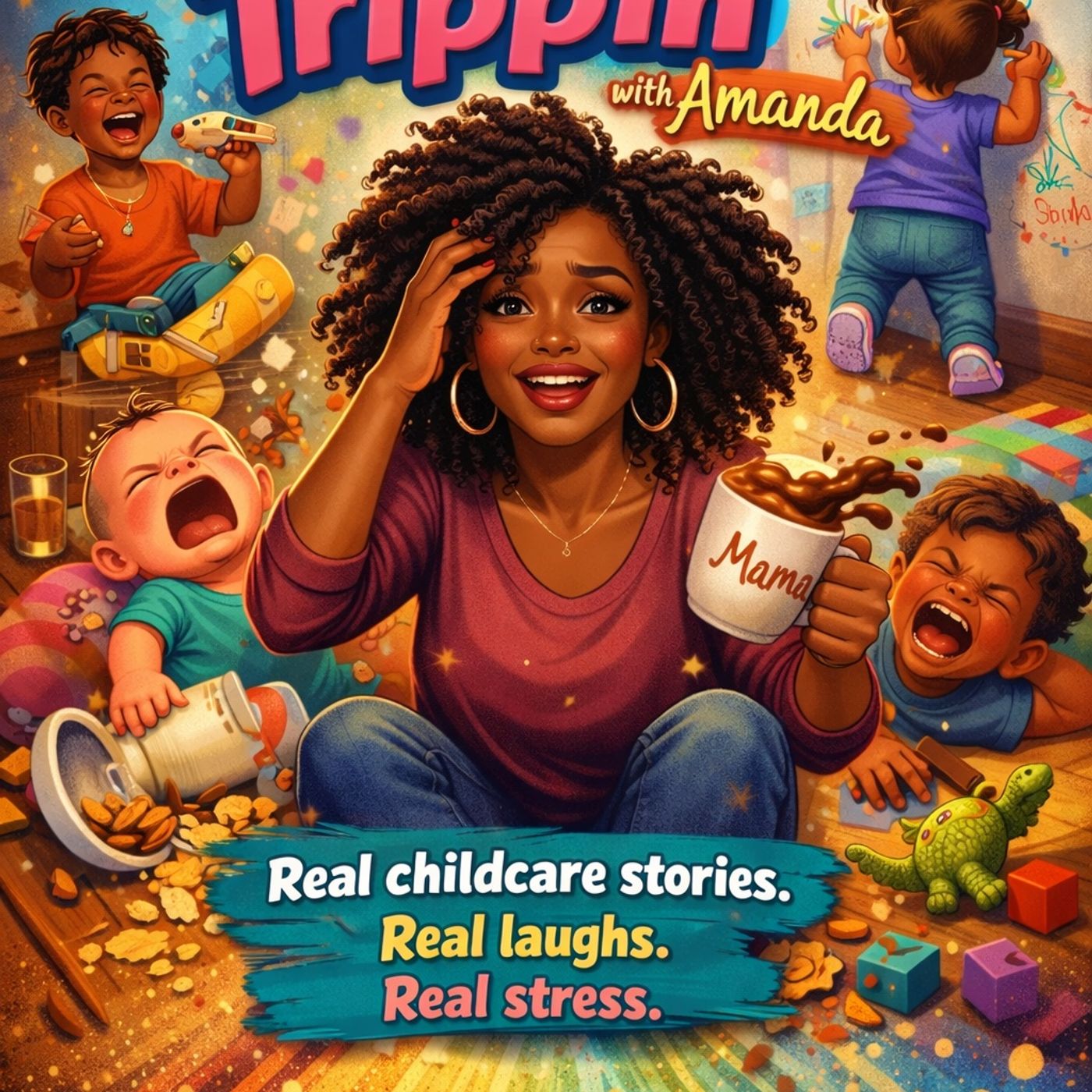 These Kids Got Me Trippin’ with Amanda cover art