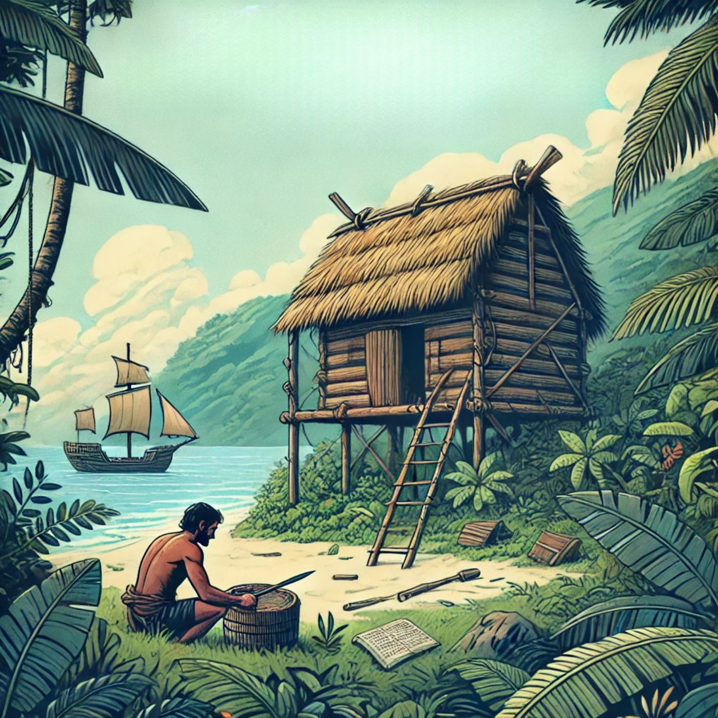 Robinson Crusoe in Words of One Syllable